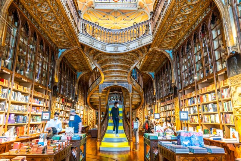 Fun Things to do in Porto: One of the world’s most beautiful bookstores
