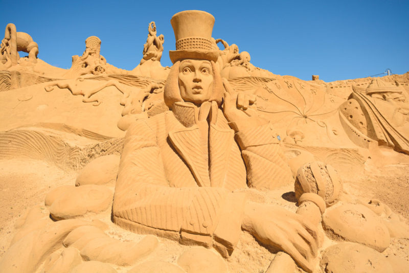 Fun Things to do in Portugal: International Sand Sculpture Festival