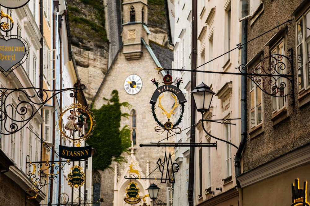 Unique Things to do in Salzburg: Getreidegasse