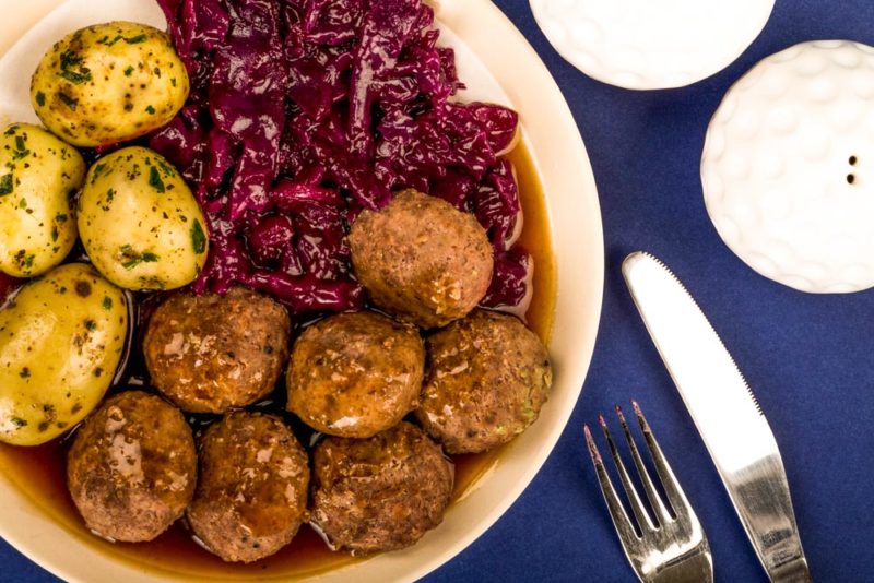 What to do in Oslo: Giant plate of meatballs