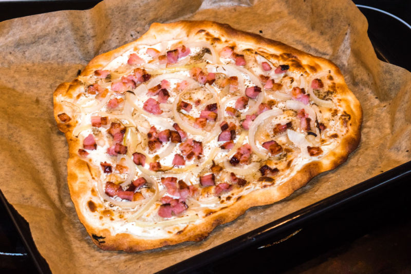 What to do in Strasbourg: Eat a Tarte Flambée and Choucroute
