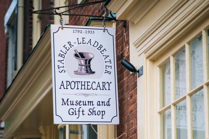 Alexandria Things to do: Oldest Apothecary in the US