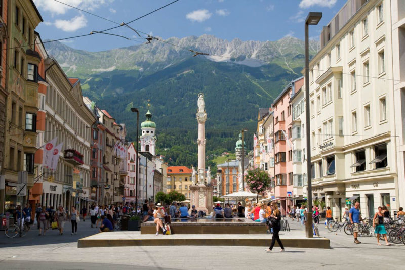 Cool Things to do in Innsbruck: Maria-Theresien Strasse