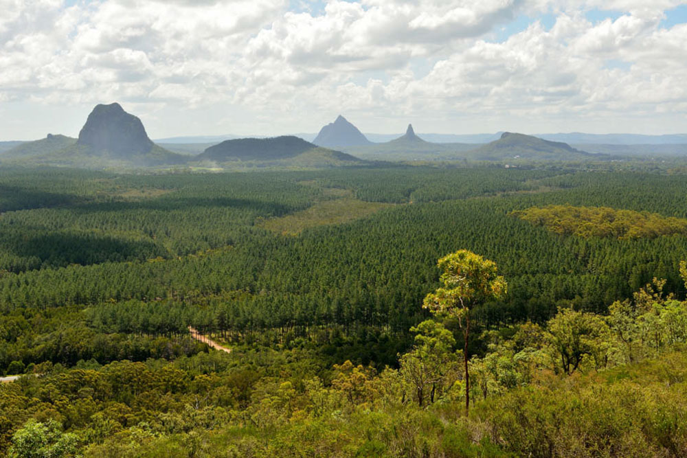 Fun Things to do in Brisbane: Glass House Mountains