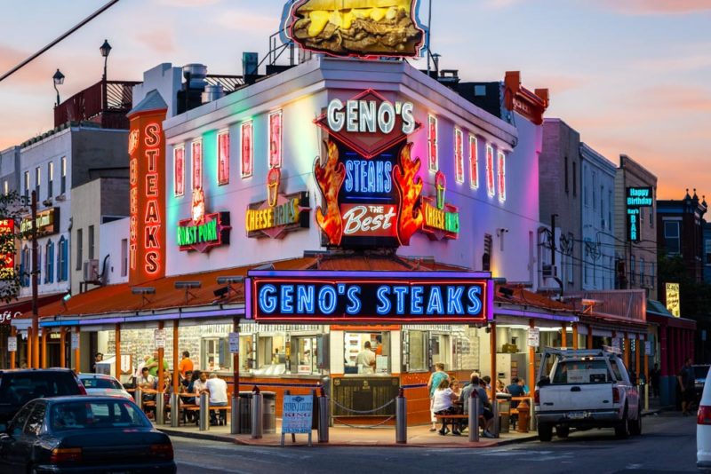 Fun Things to do in Philadelphia: Authentic Philly Cheesesteak