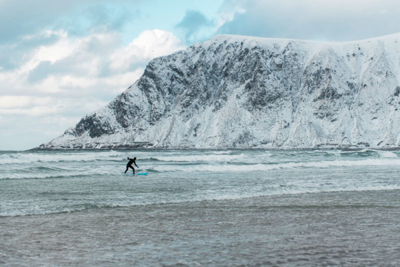 Unique Things to do in Norway: Surfing in the Arctic