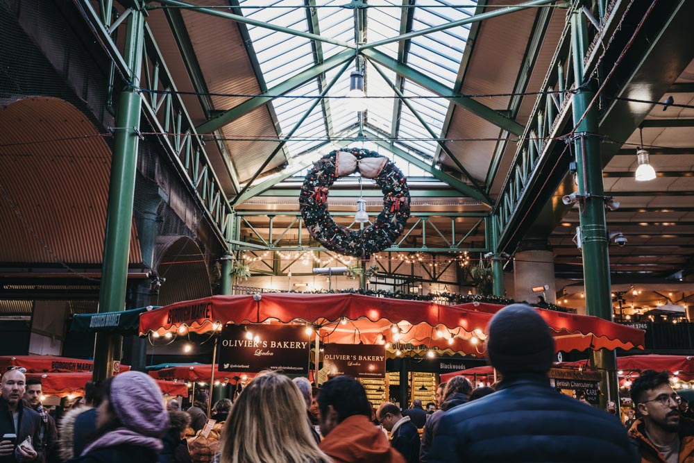 Best Christmas Markets in London: Borough Market Christmas Market