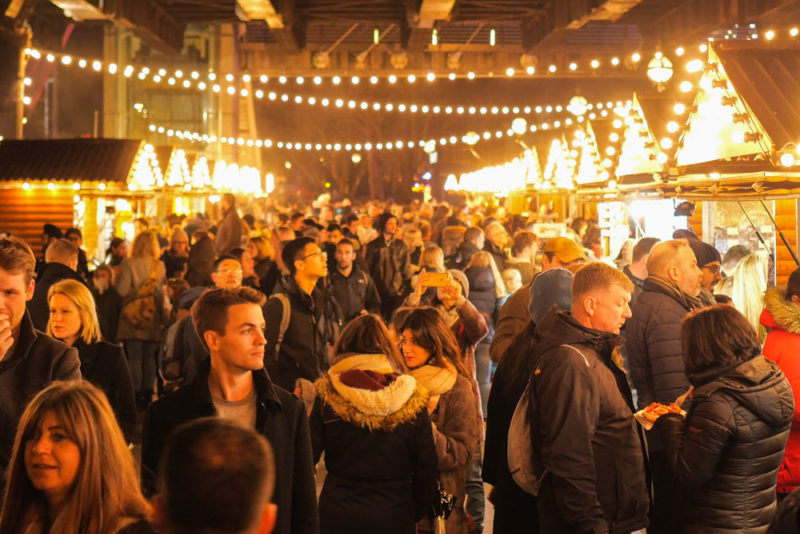 Best Christmas Markets in London: Christmas at Flat Iron Square