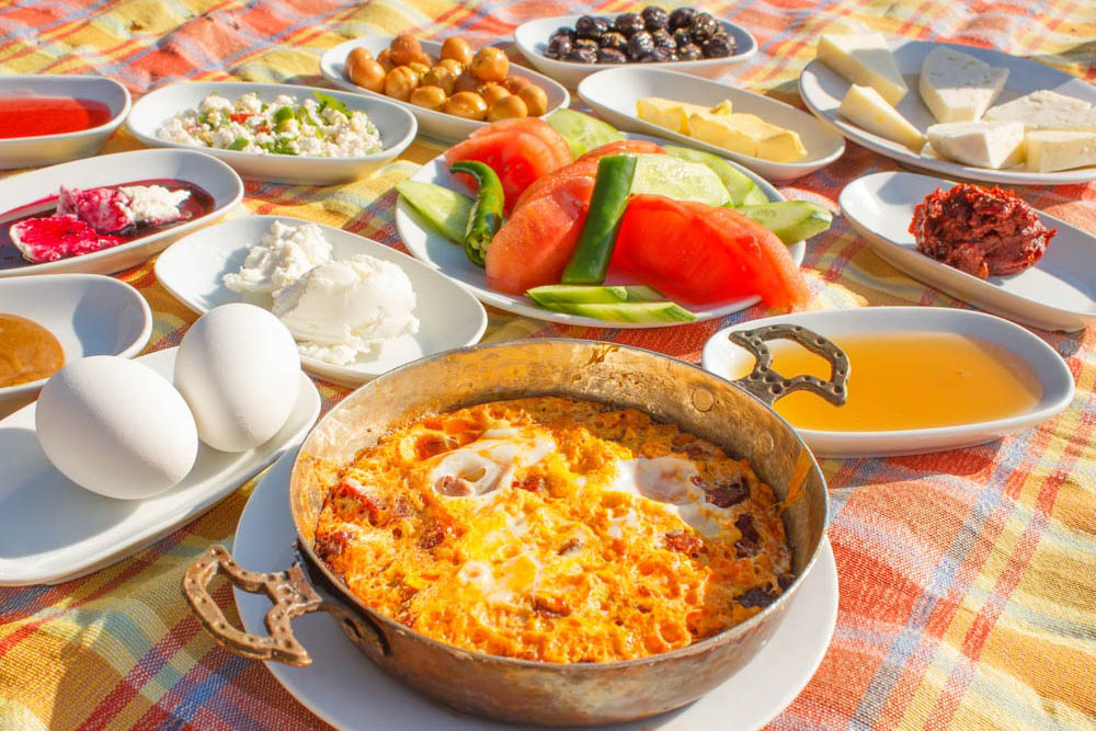 Best Foods to try in Istanbul: Turkish Breakfast