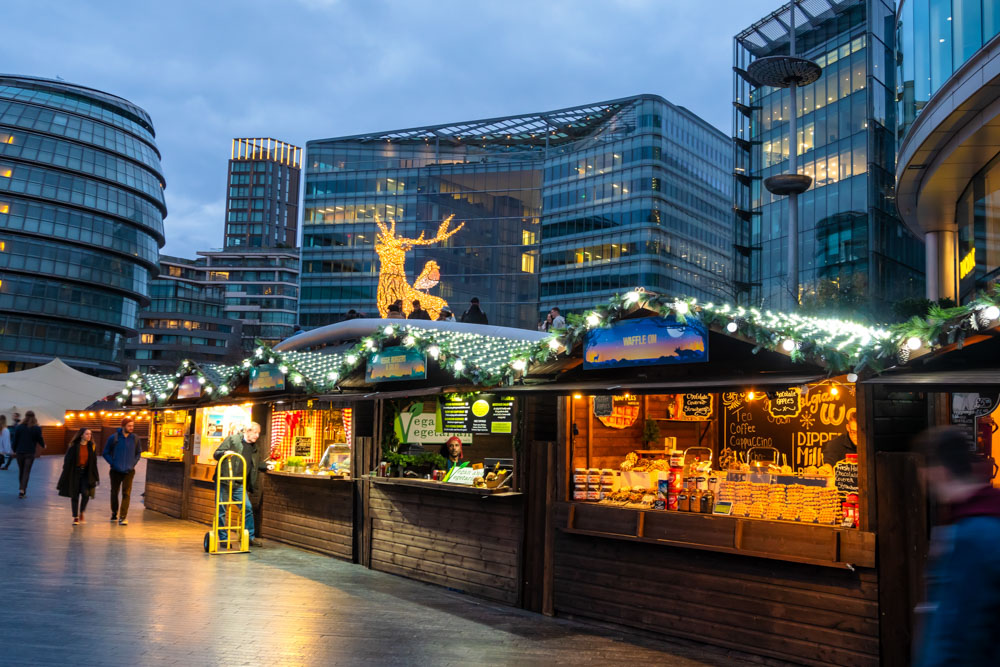 Festive Christmas Markets in London: Christmas by the River