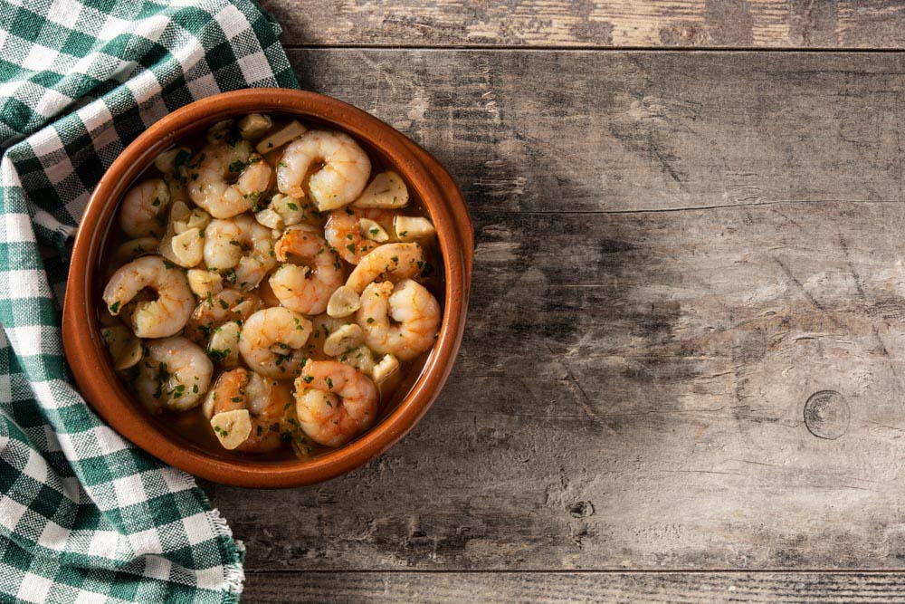 Local Foods to try in Spain: Gambas al ajillo