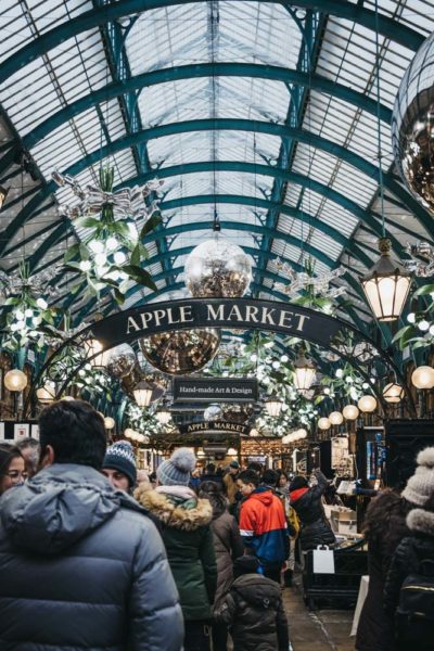 Must Visit Christmas Markets In London Covent Garden Christmas Village 400x600 