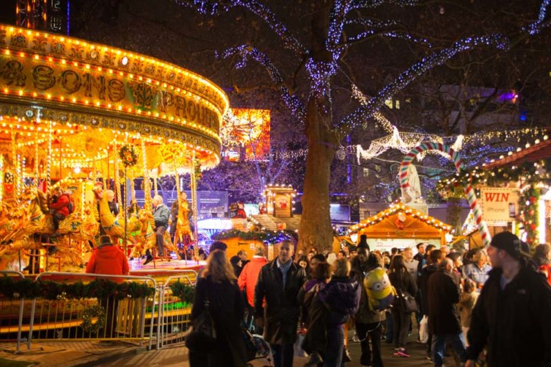 Must Visit London Christmas Markets: Christmas in Leicester Square