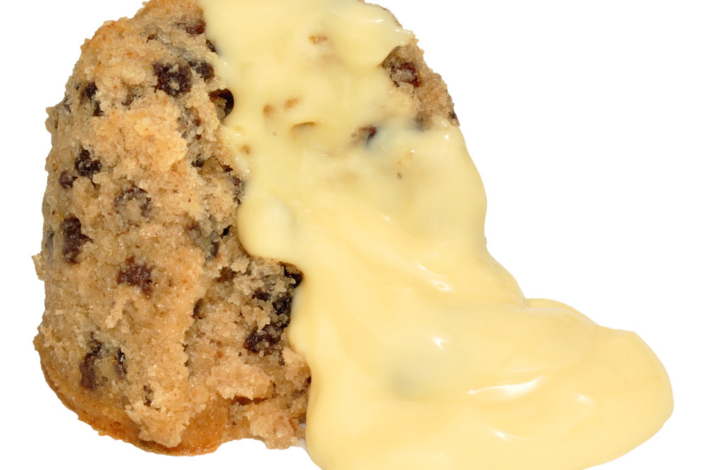 Unique Foods to try in England: Spotted Dick