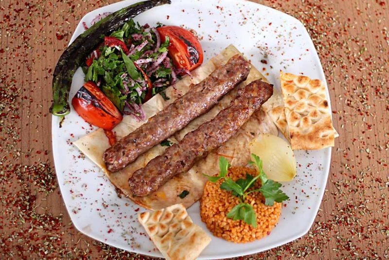 Unique Foods to try in Istanbul: Adana Kebap