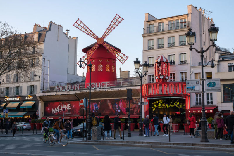 Unique Things to do in France: Moulin Rouge