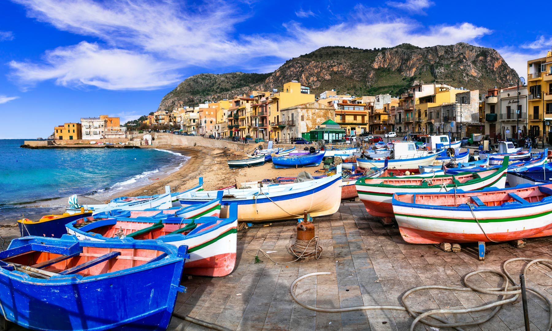 It's still summer in Sicily: the top island stays