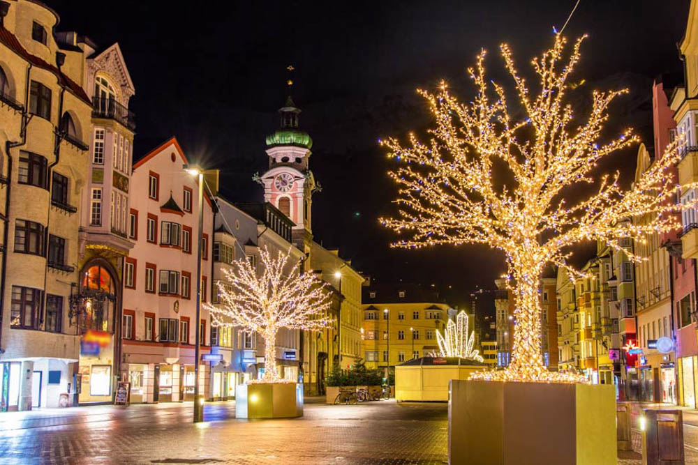 Best Christmas Markets in Austria for Shopping: Innsbruck Old Town Christmas Market