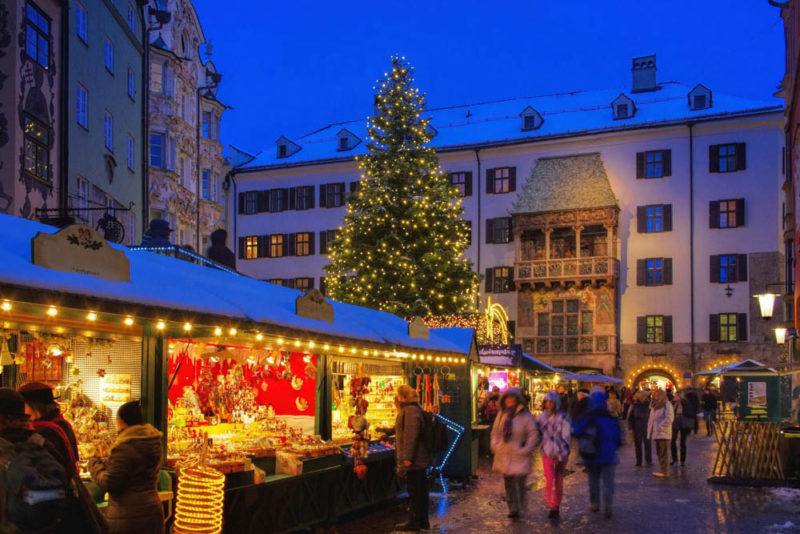 Best Christmas Markets in Austria: Innsbruck Old Town Christmas Market