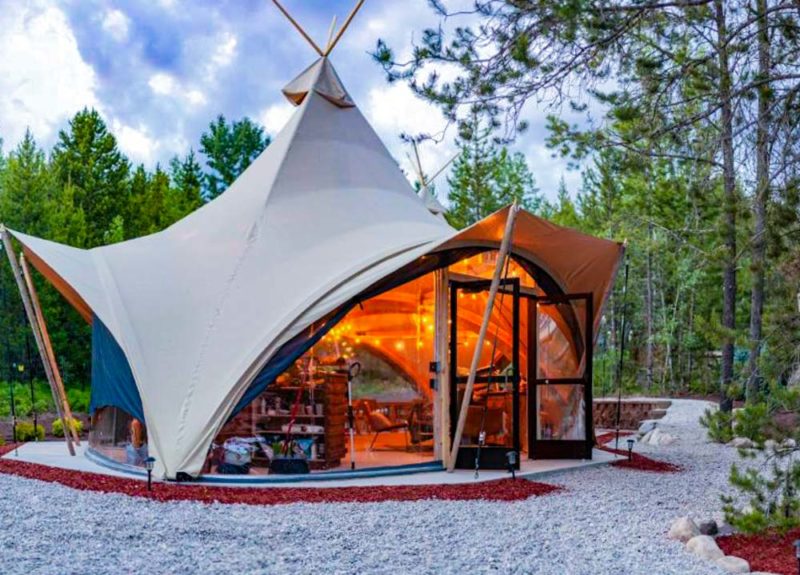 Best Glamping Camping Spots in Coram, Montana: Under Canvas Glacier