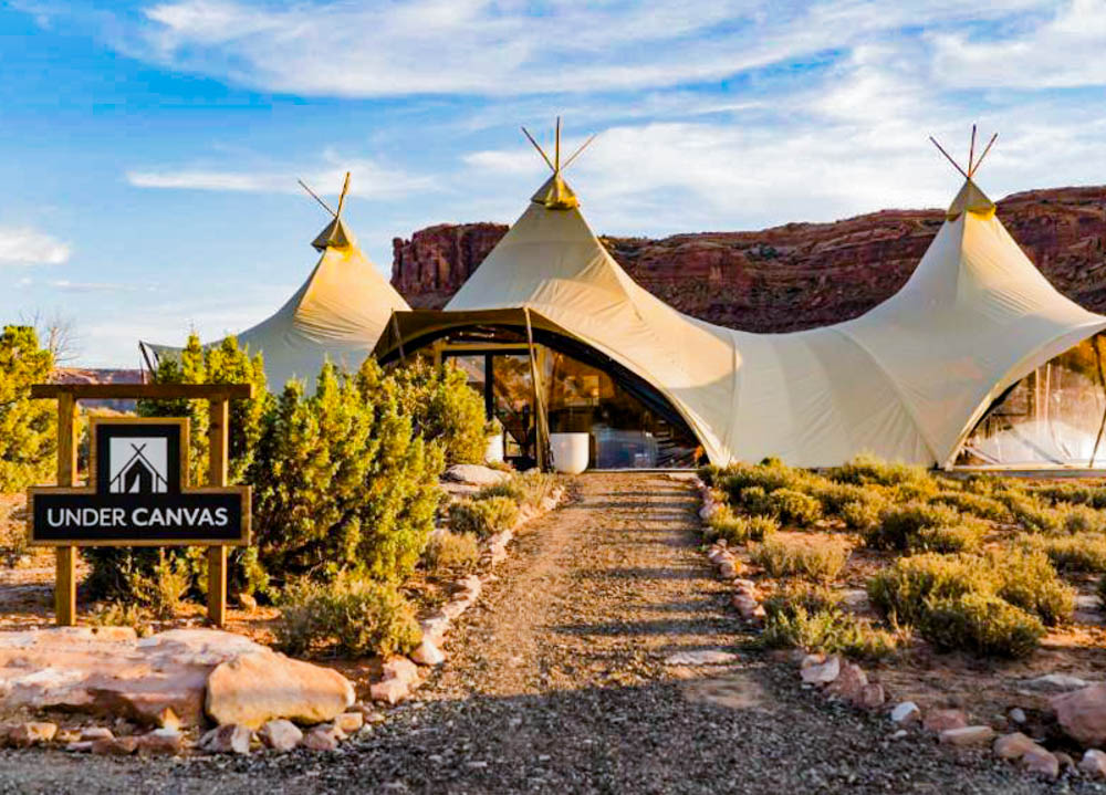Best Glamping Camping Spots in Moab, Utah: Under Canvas Moab