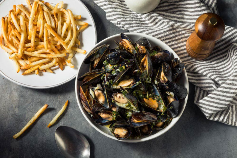 Best Things to do in Antwerp: Mussels and Fries