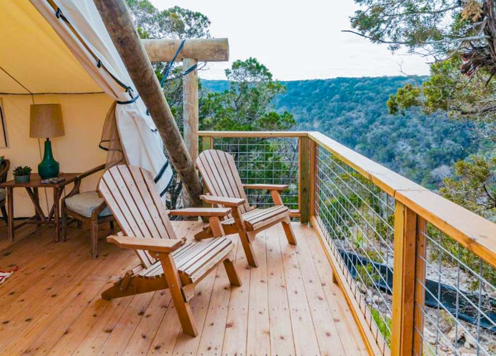 Cool Glamping Camping Spots in Wimberley, Texas: Collective Hill Country