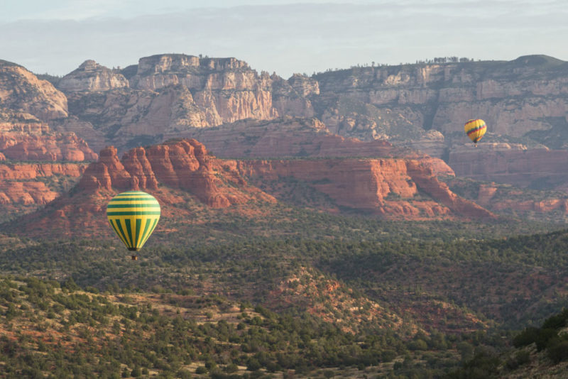 Cool Things to do in Sedona, Arizona: Hot Air Balloon