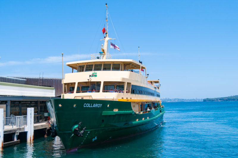 Cool Things to do in Sydney: Ferry to Manly