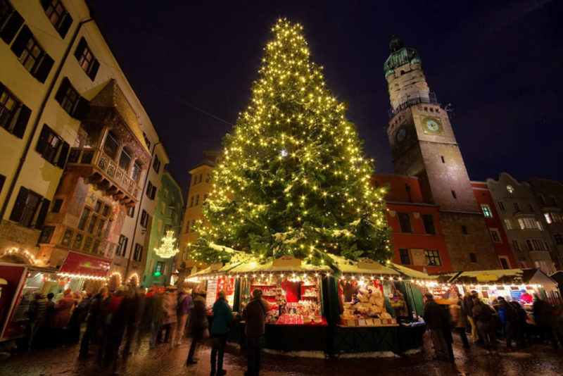 Festive Christmas Markets in Austria: Innsbruck Marktplatz