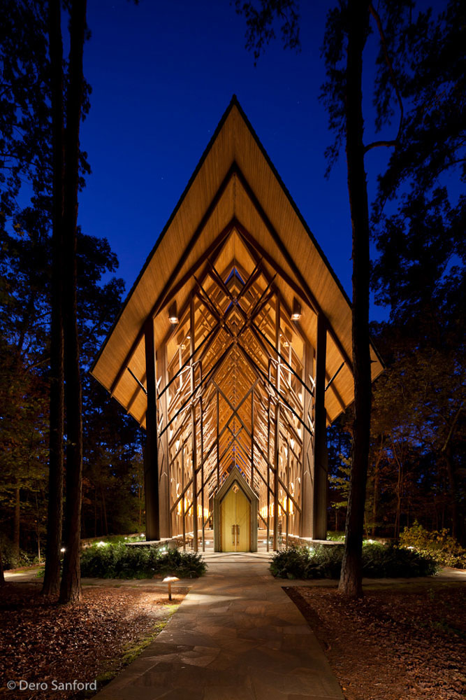 Fun Things to do in Hot Springs, Arkansas: Garvan Woodland Gardens’ Anthony Chapel