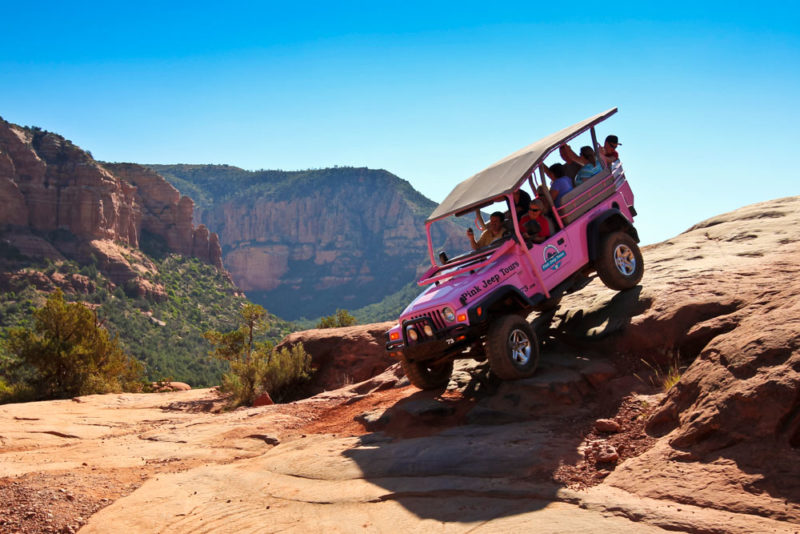 Fun Things to do in Sedona, Arizona: Pink Jeep Tour