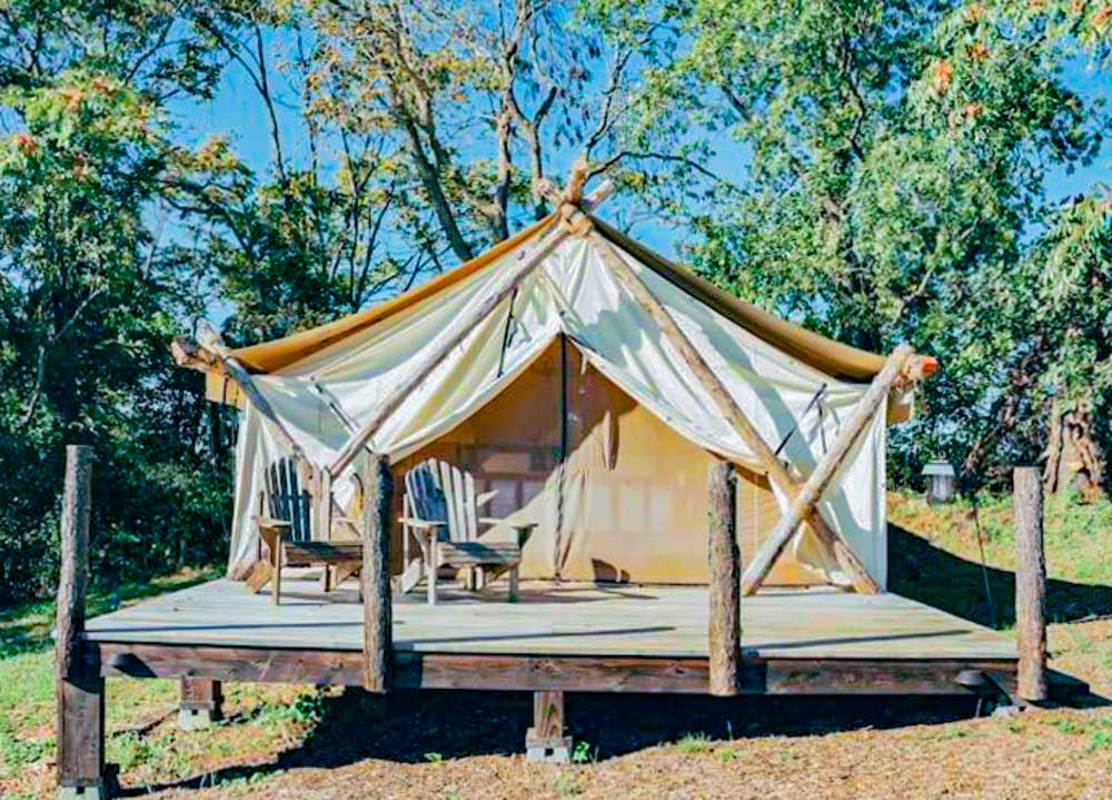 Glamping Camping Spots in Ghent, New York: The Stay at Liberty Farms