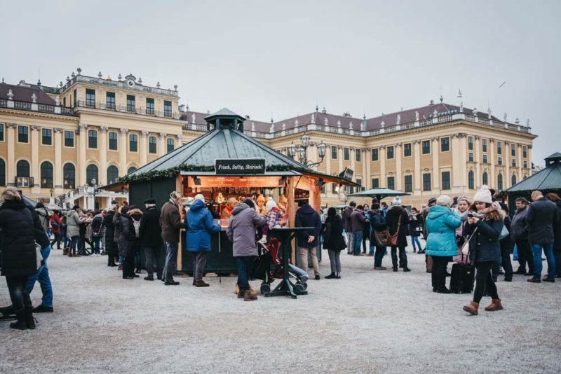 Must Visit Christmas Markets in Austria: Schönbrunn Palace