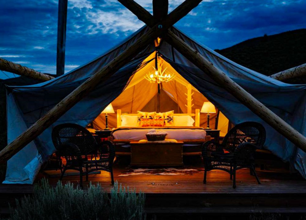 Unique Glamping Camping Spots in Wolcott, Colorado: Collective Vail Retreat