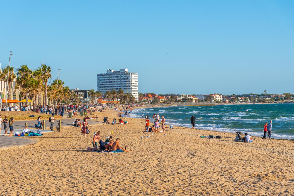 Unique Things to do in Melbourne: St. Kilda Beach