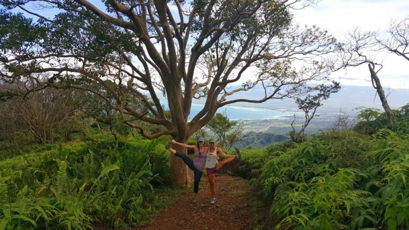 Waihee Ridge Trail Hike: Yoga Session
