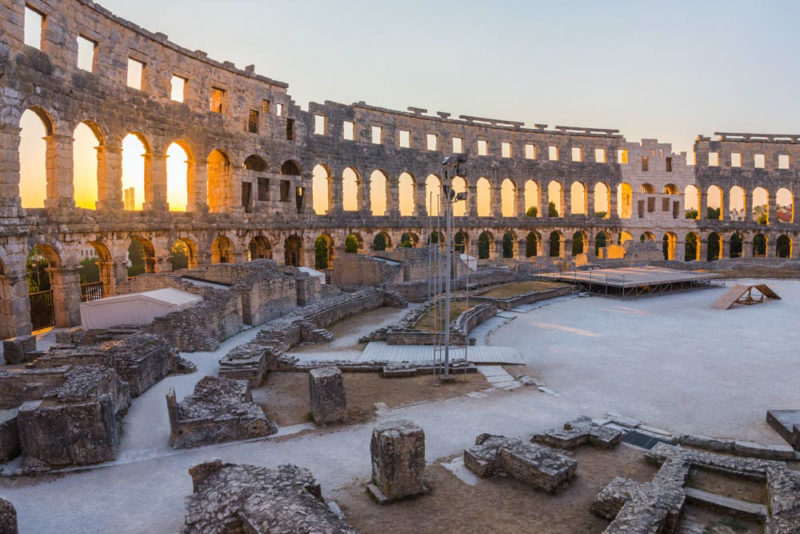 What to do in Croatia: Ancient Roman Ruins in Pula