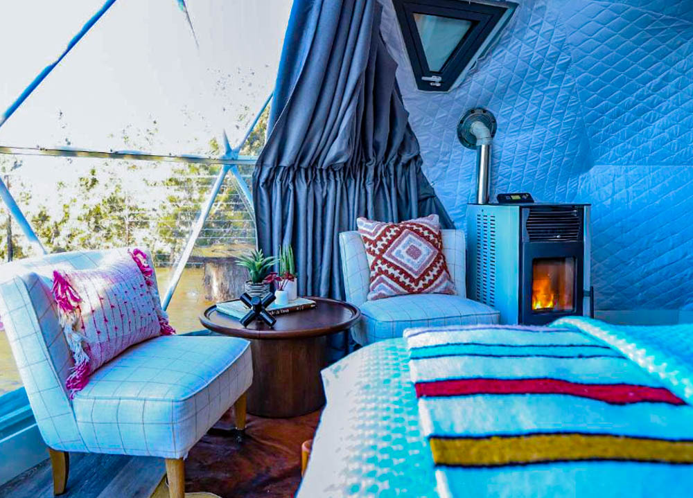 Where to go Glamping Camping Spots in Nogal, New Mexico: Zia Geo Dome at El Mistico