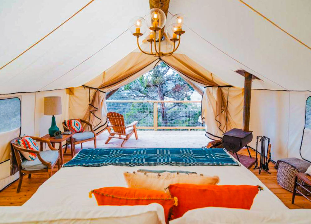 Where to Go Glamping Camping Spots in Wimberley, Texas: Collective Hill Country