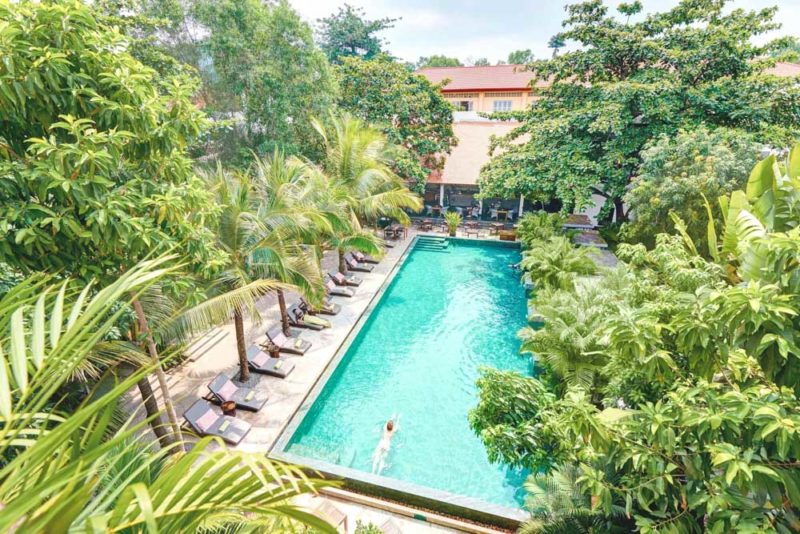 Where to stay in Phnom Penh Cambodia: Plantation Urban Resort & Spa