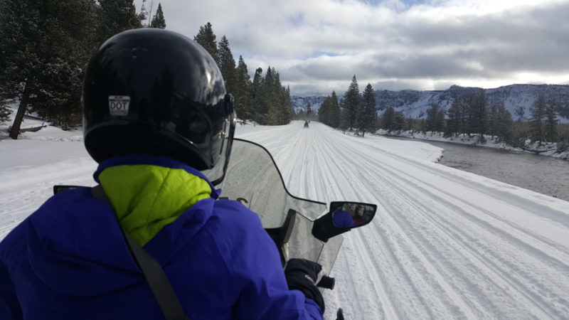 Winter Activities in Yellowstone NP: Snowmobile