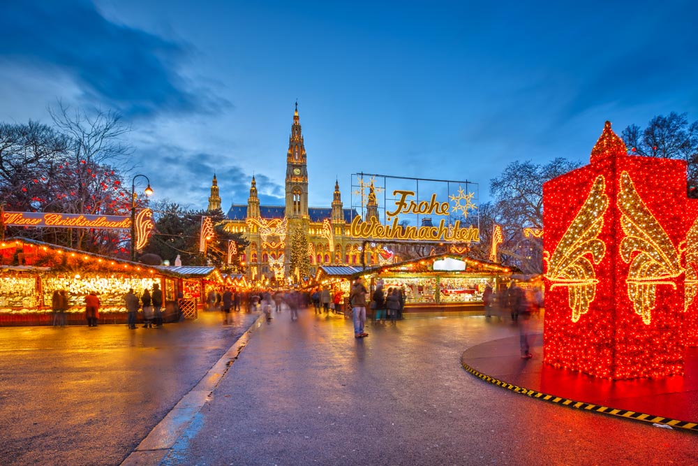 Best Christmas Markets in Europe for Shopping: Christkindlmarkt: Vienna, Austria