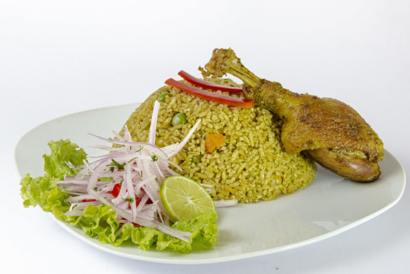 Best Foods to try in Peru: Arroz Con Pato