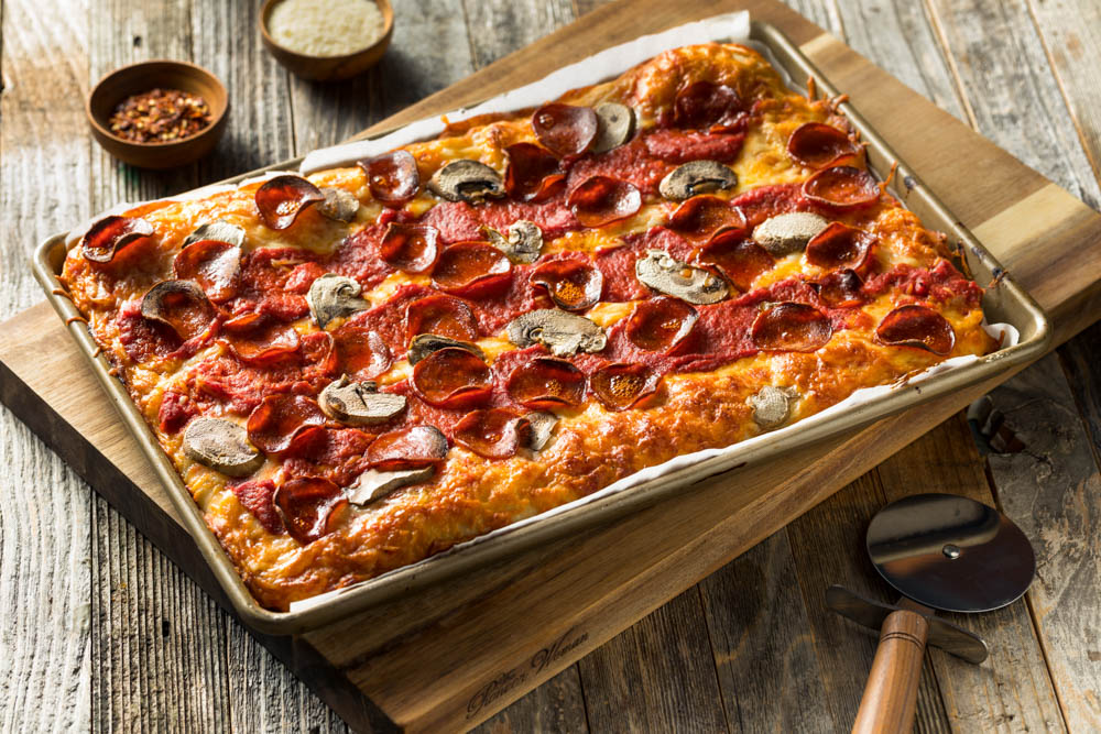 Best Things to do in Michigan: Detroit-Style Pizza