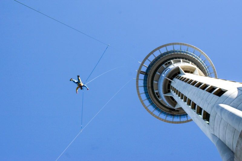 Cool Things to do in Auckland: SkyJump Off The SkyTower