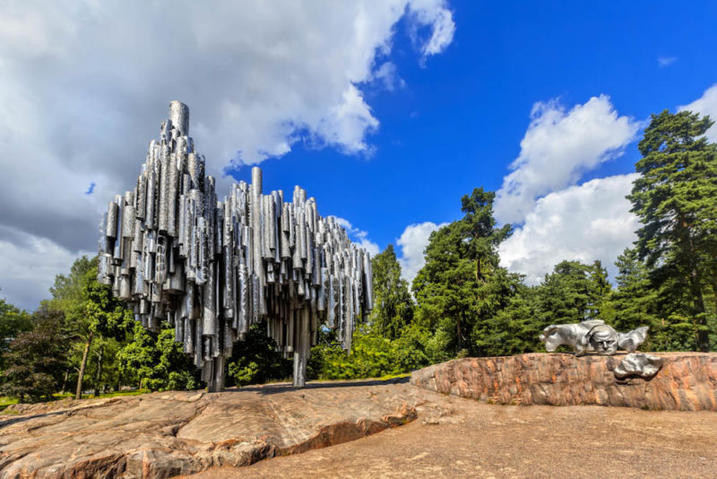 Cool Things to do in Helsinki: Sibelius Park