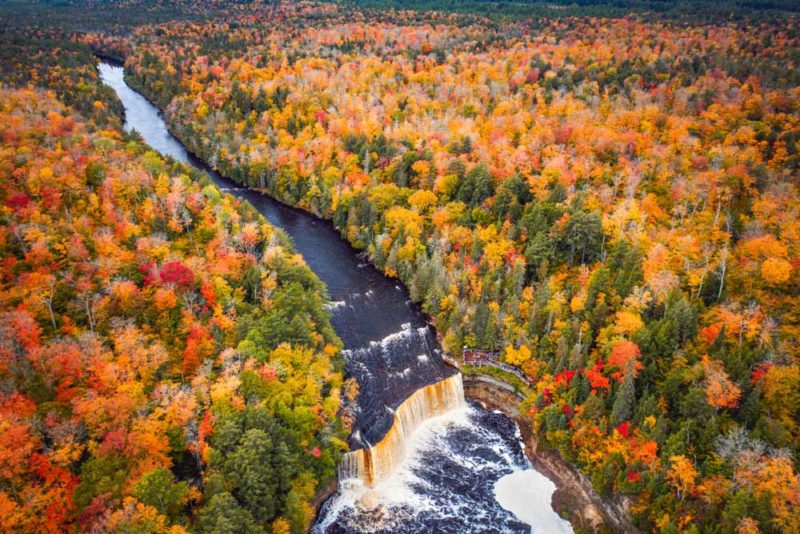 Cool Things to do in Michigan: Tahquamenon Falls State Park