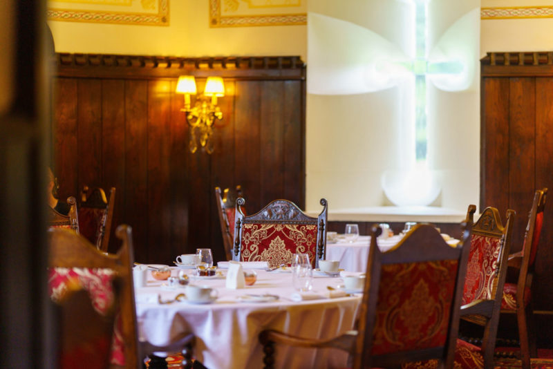 Luxury Castle Hotel in England: Thornbury Castle Dining