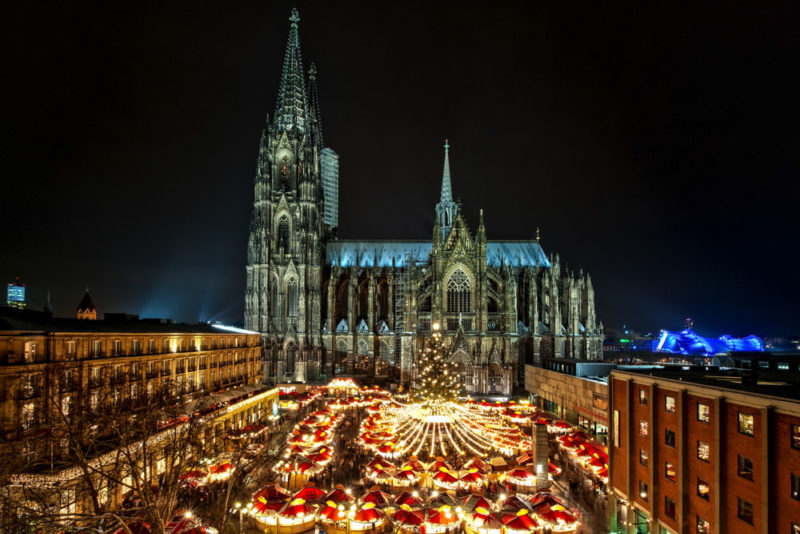 Must Visit Europe Christmas Markets: Cologne Cathedral Christmas Market, Germany